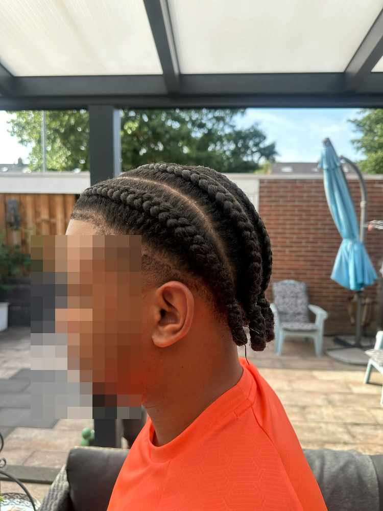 Zigzag back, seen from the side
